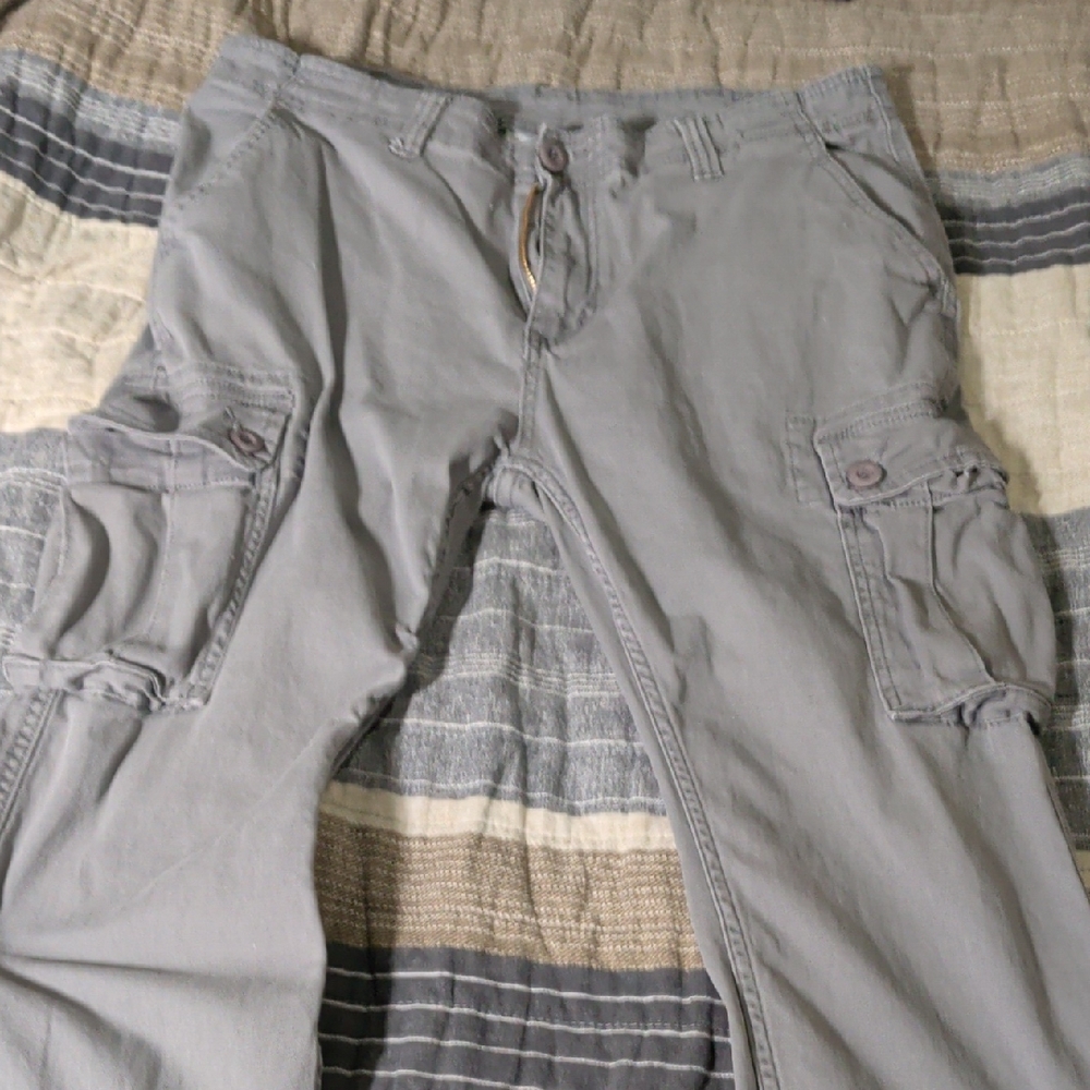 Stylish Men's Gray Cargo Pants
